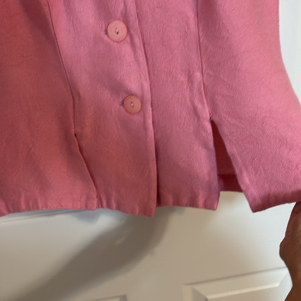 Vintage Pink Top, sleeveless jacket, 4P - Picture 4 of 6